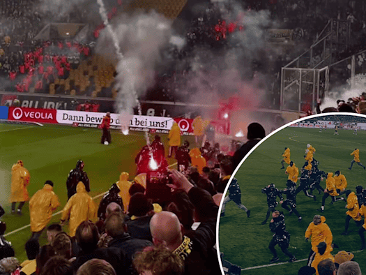 Randale nach Fahnen-Klau! So lief das Chaos von Dresden wirklich ab