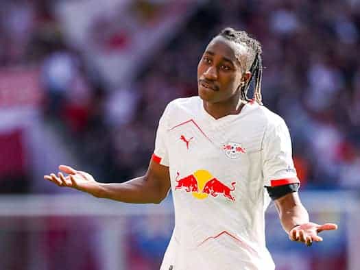 Diomande wumóži Lipsk při Reitz-předehrě