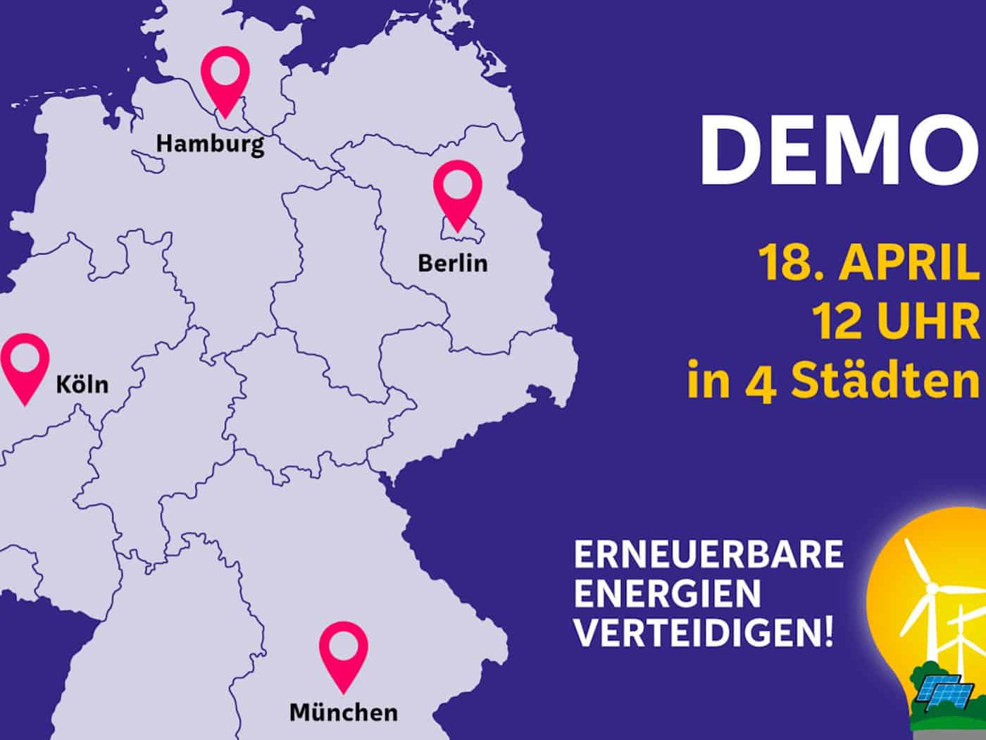 Demos für die Energiewende