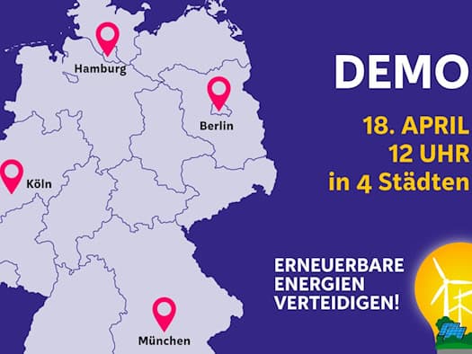 Demos für die Energiewende