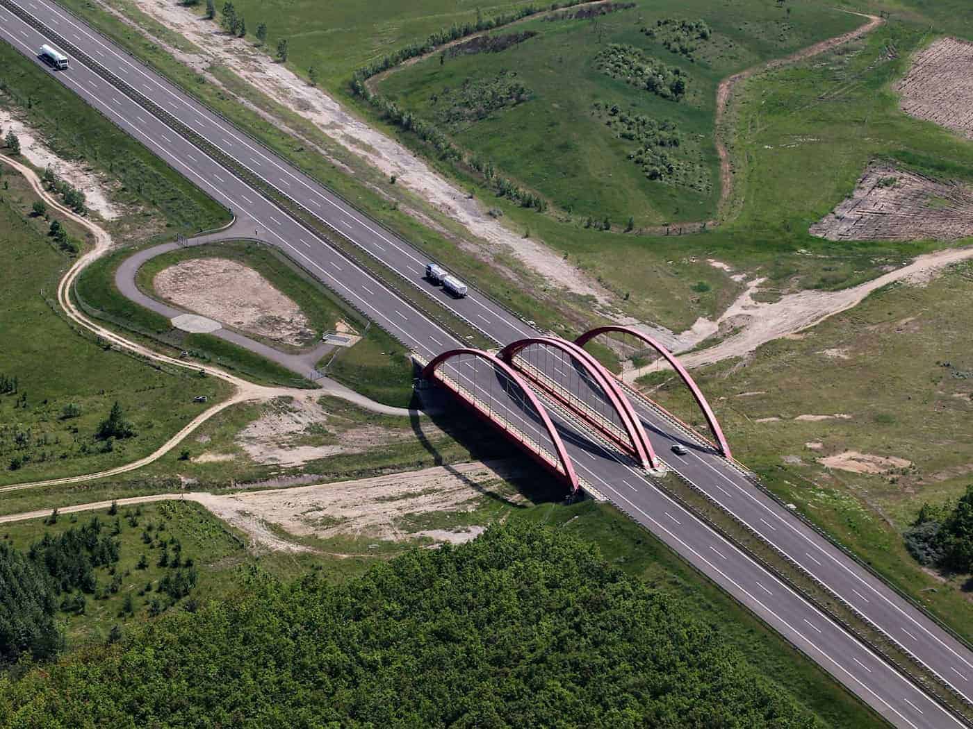 The carriageway of the A38 near Leipzig is being renewed