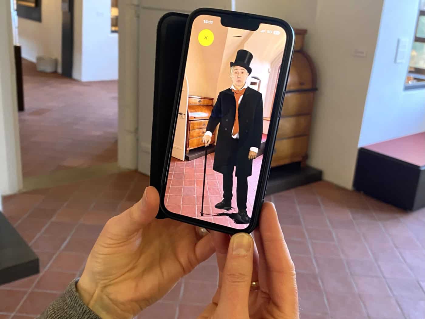 Radeberger Dichter Langbein als Avatar