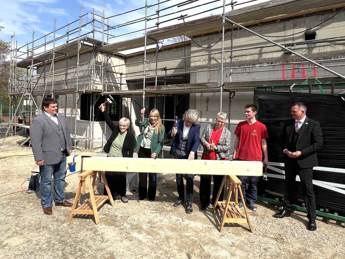 Richtfest in Radeberg