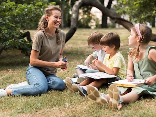 Grünes Klassenzimmer