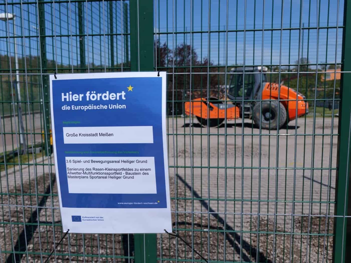 Meißen: Neues barrierearmes Sportfeld am Heiligen Grund