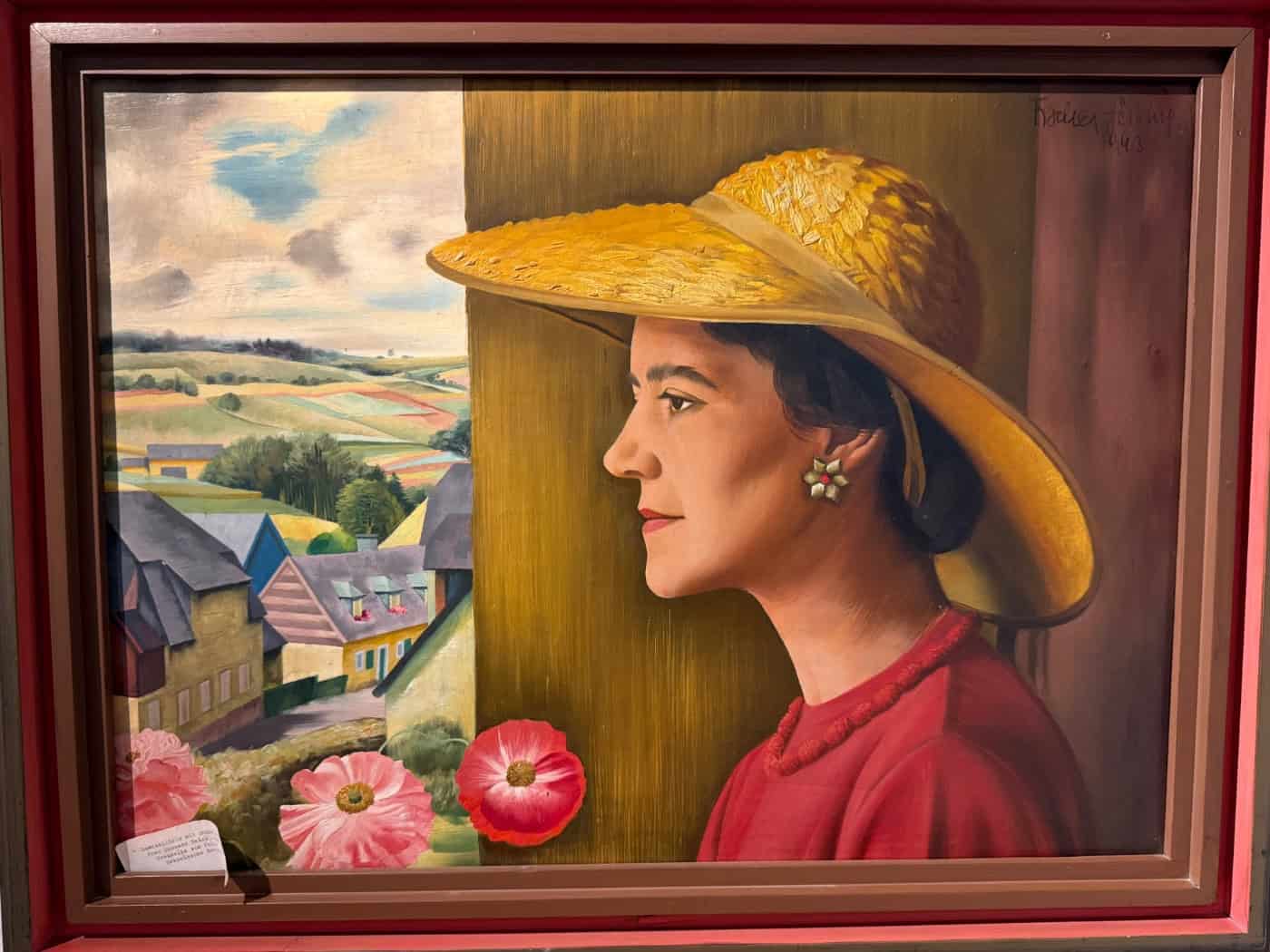 Ein Meisterwerk: Damenbildnis mit gelbem Hut auf Schloss Lauenstein