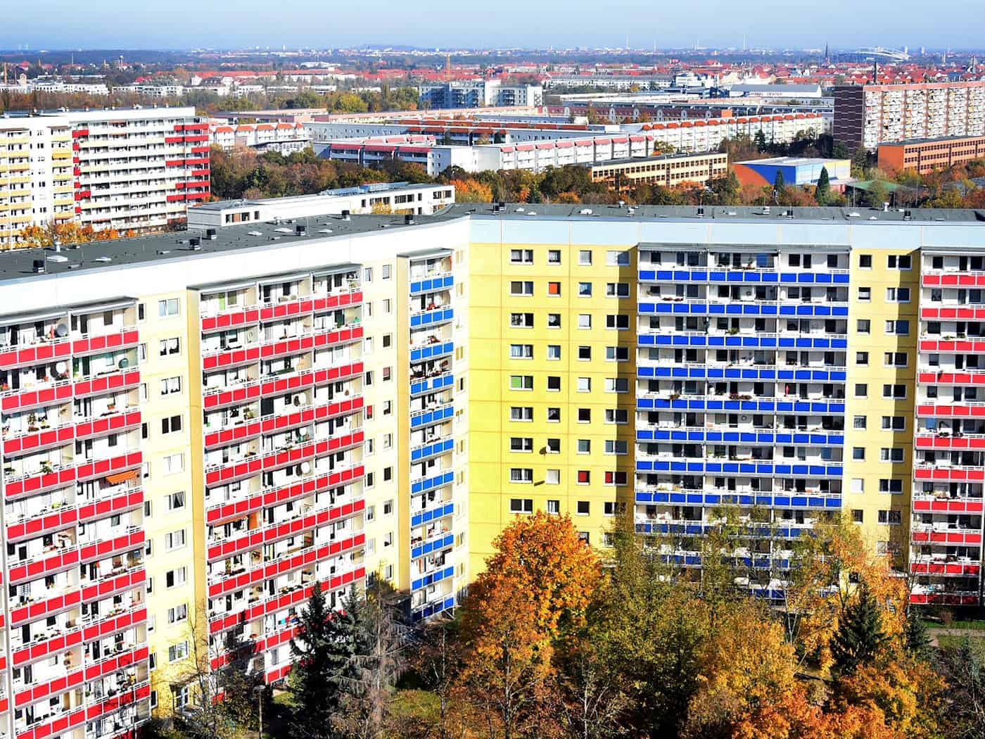 In Leipzig-Grünau wird eine neue Asylunterkunft gebaut