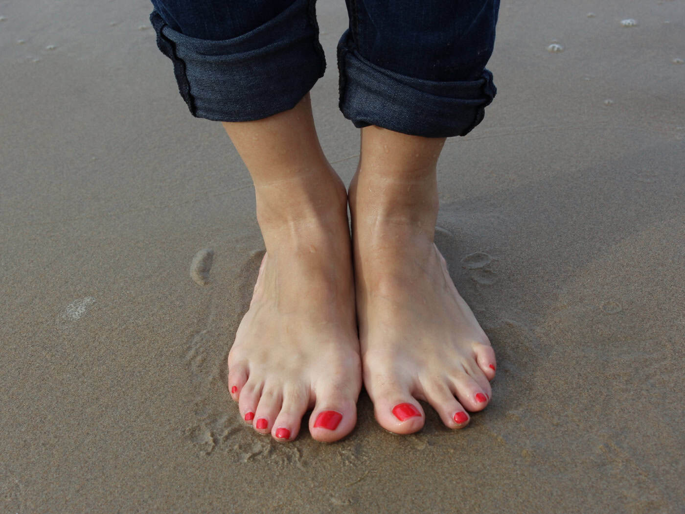 The upright gait has shaped the tibia. That took millions of years.