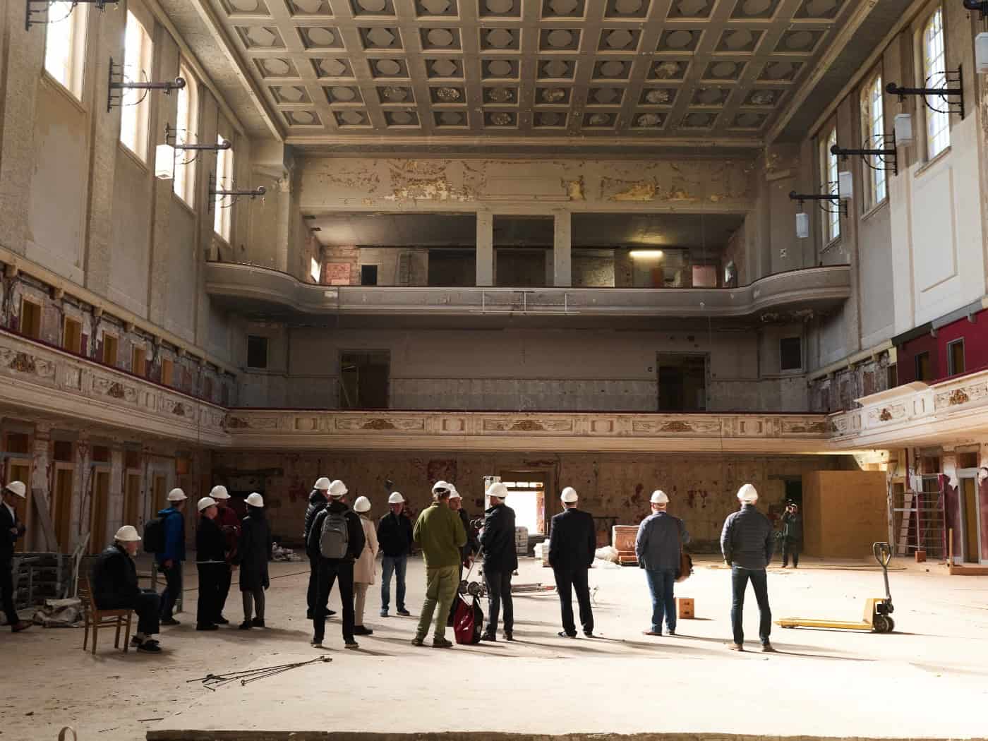 Stadthalle Baustelle