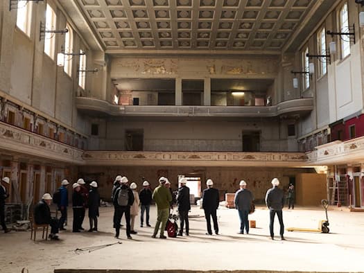 Stadthalle Baustelle