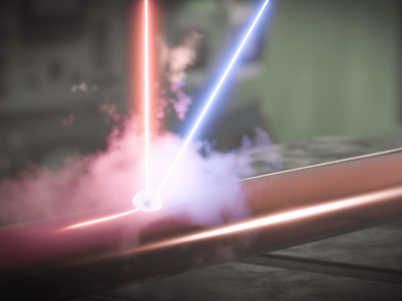 The researchers were only able to detect the copper ions in the plasma with the right laser settings - the laser had to match the energy of the particles they were looking for exactly.