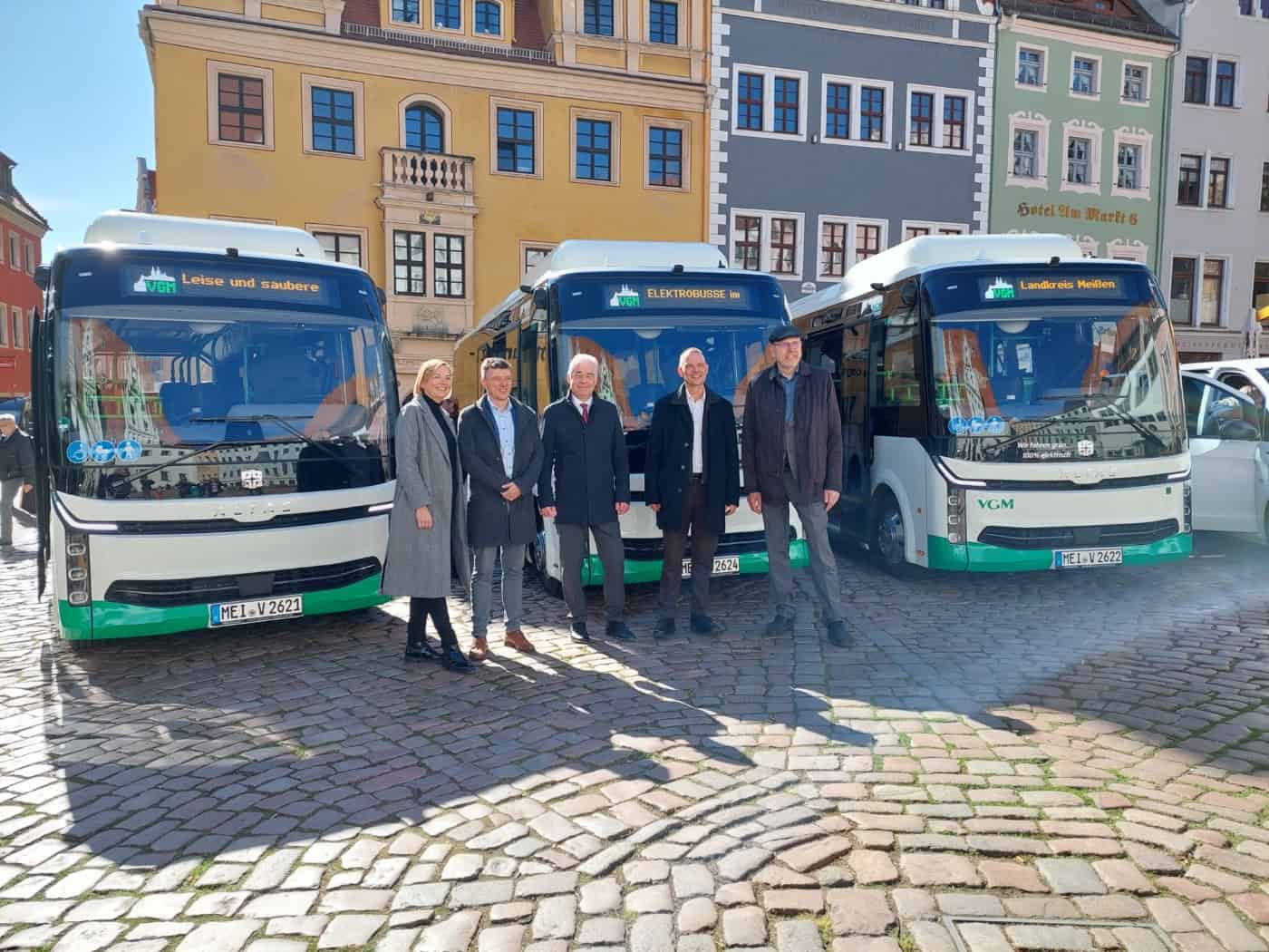 Meißen bringt erste Elektrobusse auf die Straße