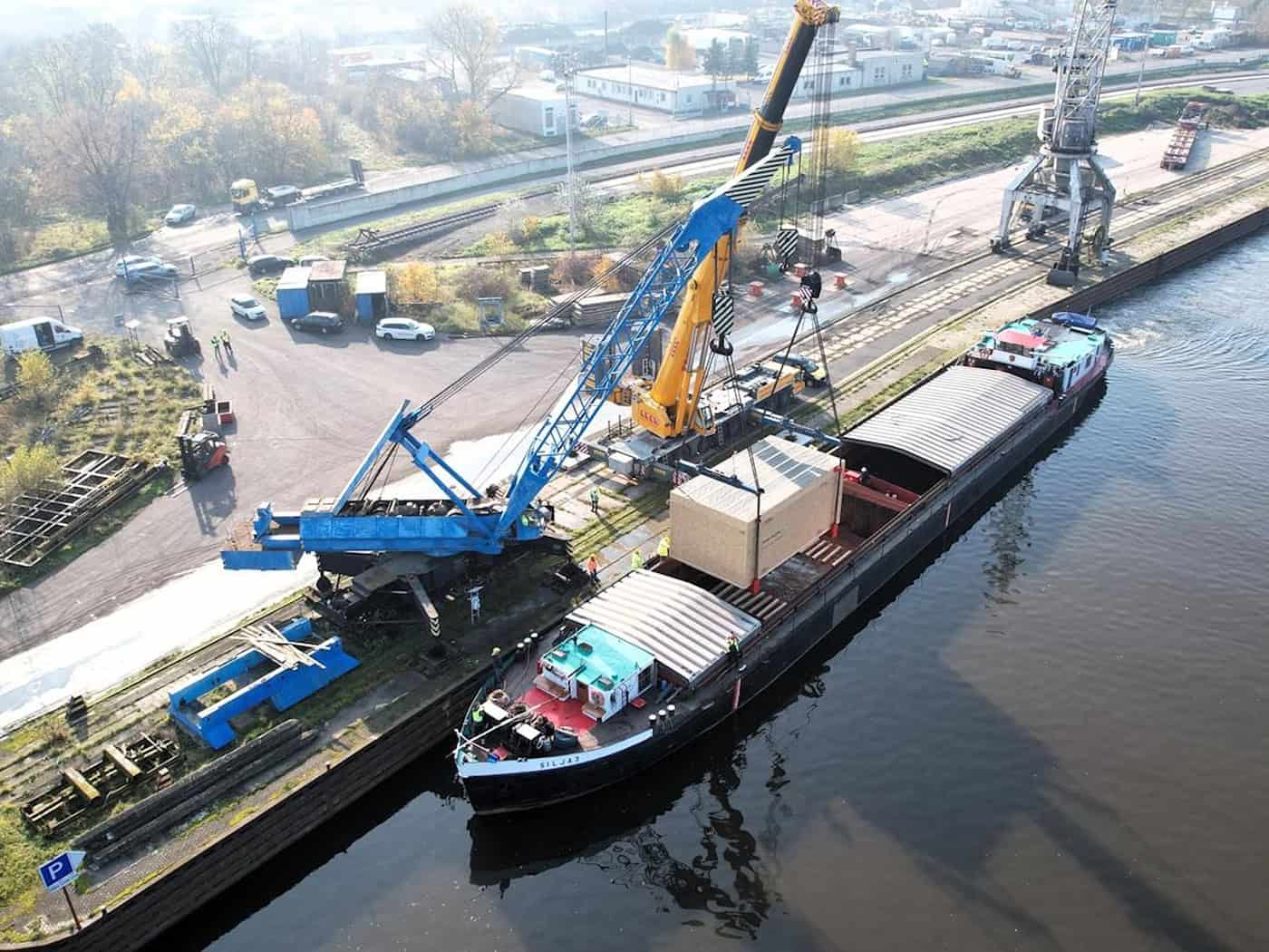 Guter Wasserstand belebt Häfen an der Oberelbe