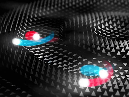 Dresdner Physikerinnen und Physiker messen im Labor, wie Lichtteilchen von Magnetwellen mitgerissen und beschleunigt werden – ein Phänomen, das bisher niemand kannte.