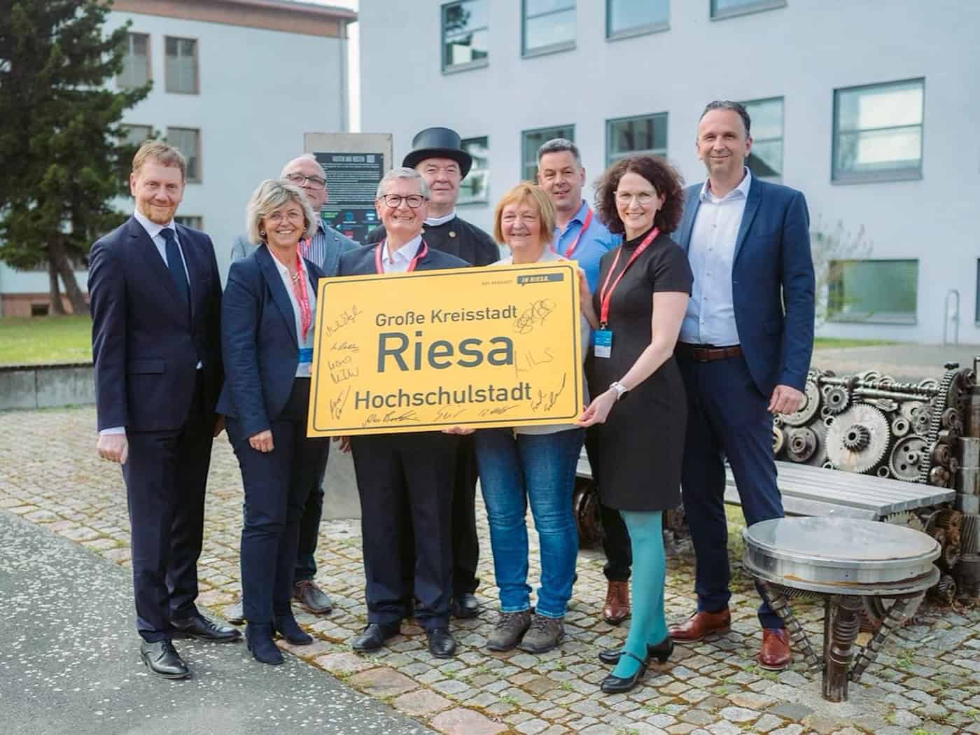 Riesa ist jetzt offiziell Hochschulstadt