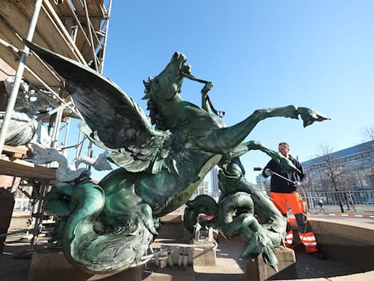 Las grandes ciudades de Sajonia mantienen sus fuentes a pesar de las presiones para ahorrar