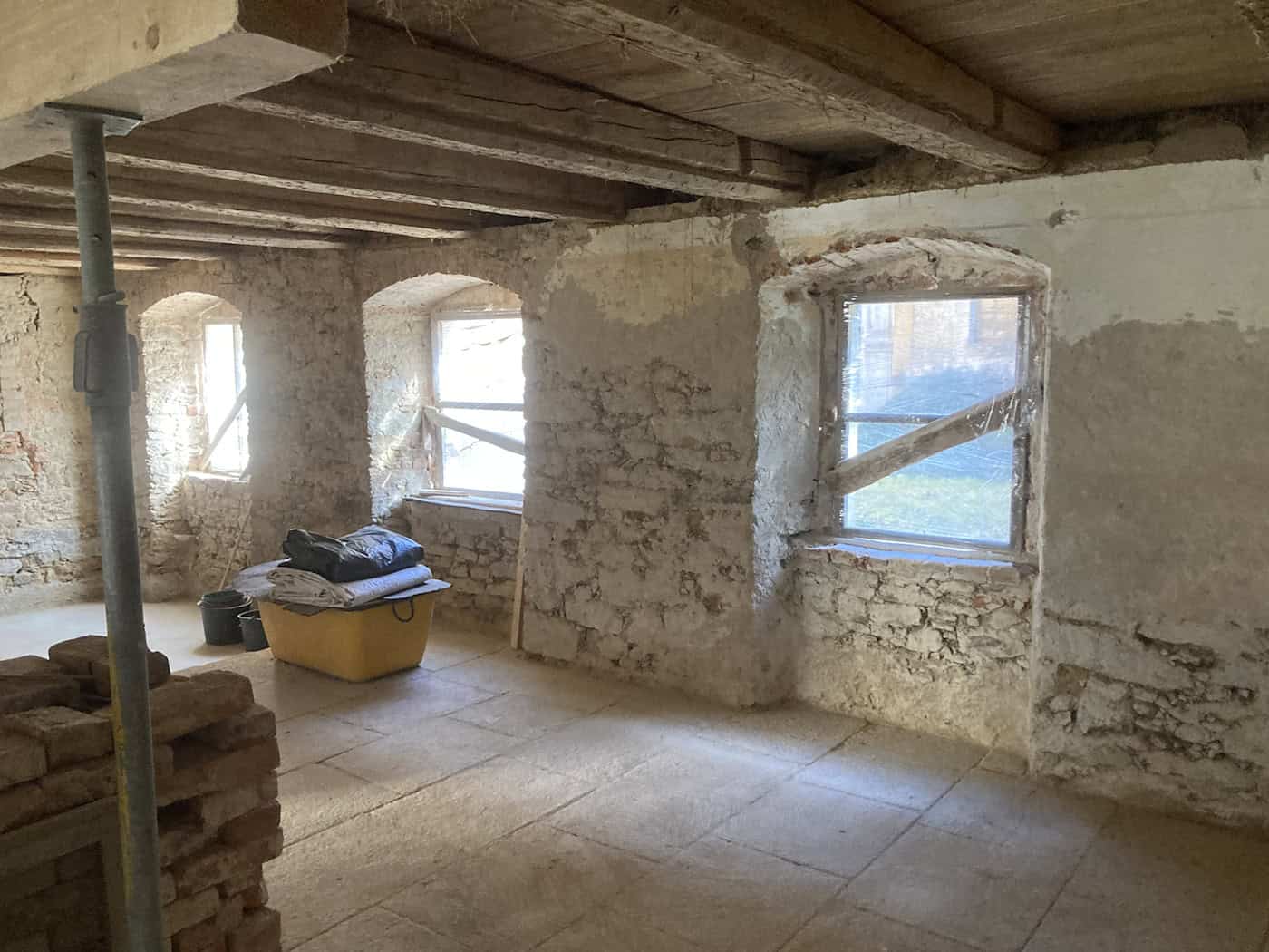 Baustelle, Innenraum Schwesternhaus Kleinwelka