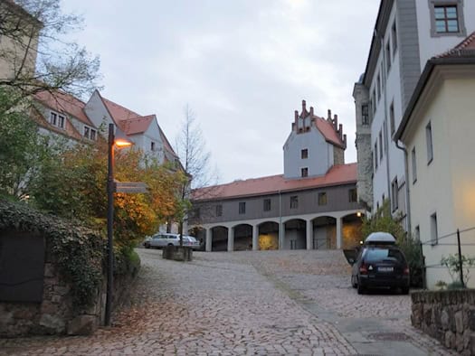 Foto: Blick in den Innenhof des Klosters St. Afra