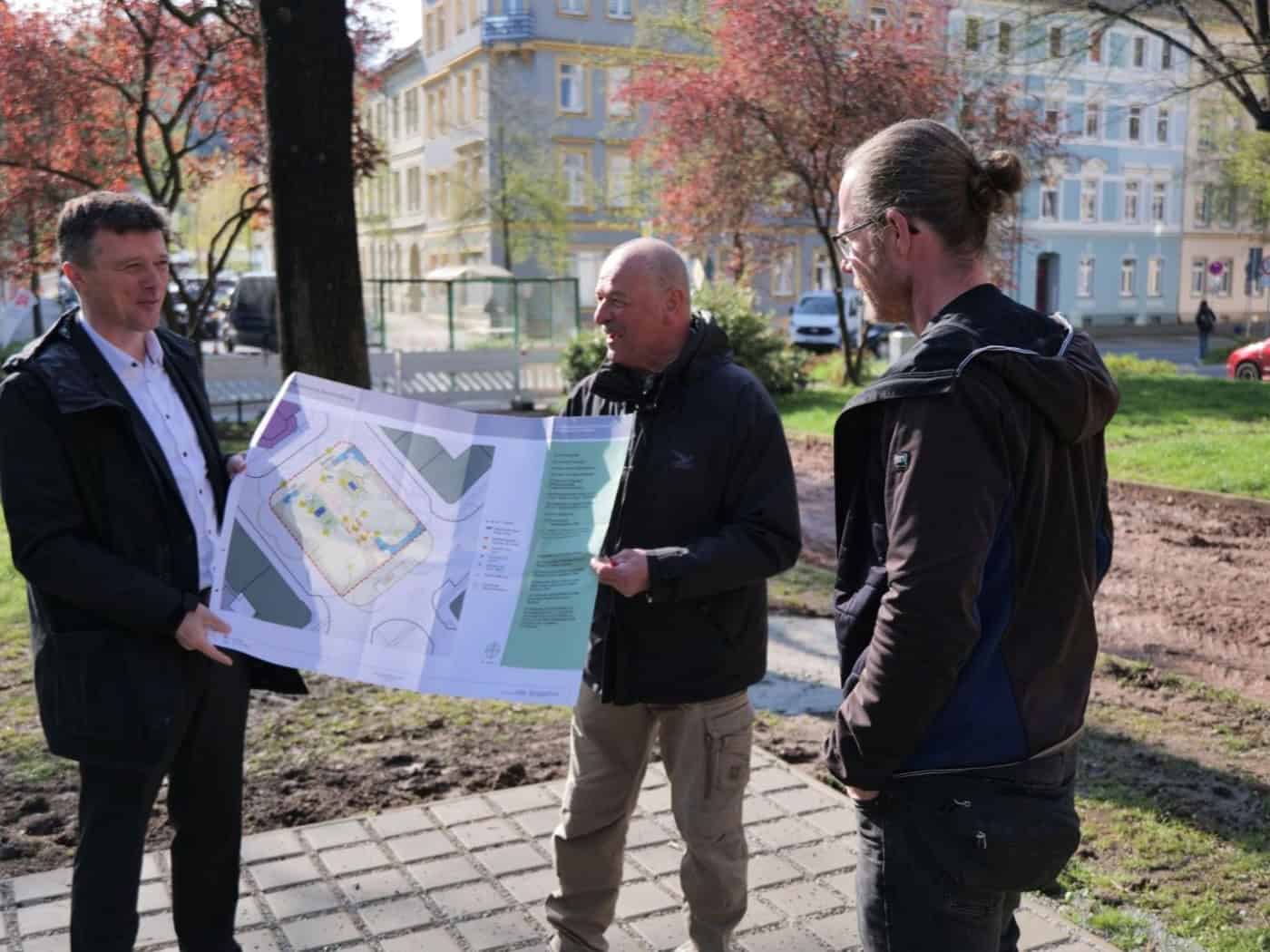Wilhelm-Walkhoff-Platz im Triebischtal wird modernisiert