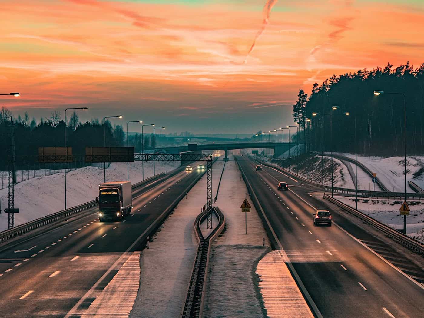 Autobahn-Abfahrt Kodersdorf Richtung Dresden gesperrt