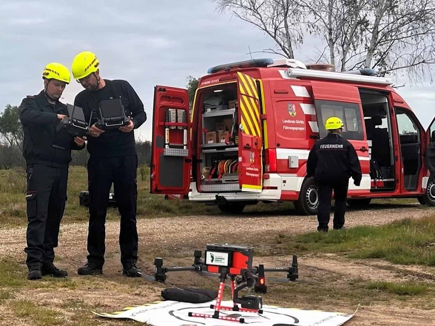 Feuerwehren üben Ernstfall in der Gohrischheide