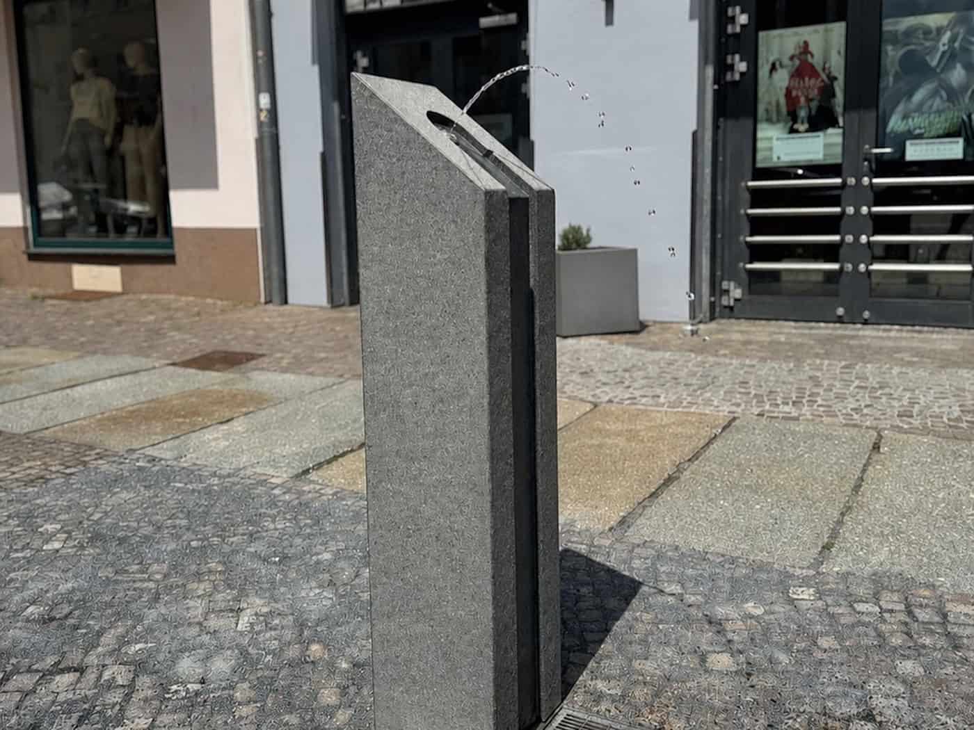 Erster Trinkbrunnen öffnet in Großenhain