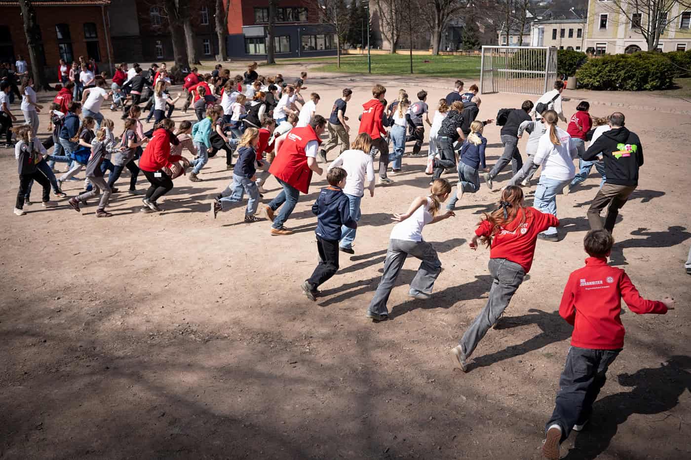 Kinder rennen