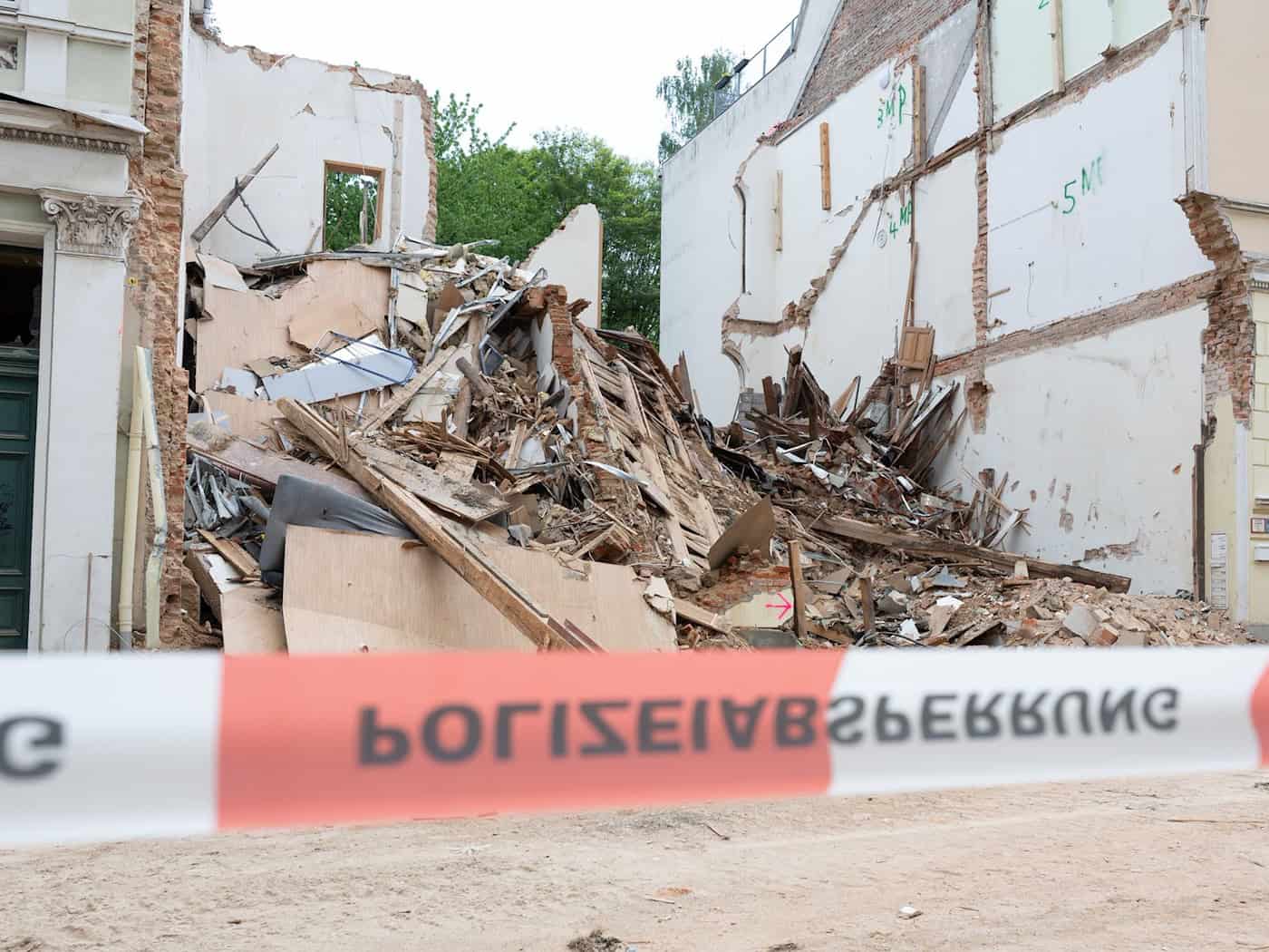 Anwohner nach Hauseinsturz in Görlitz weiter evakuiert
