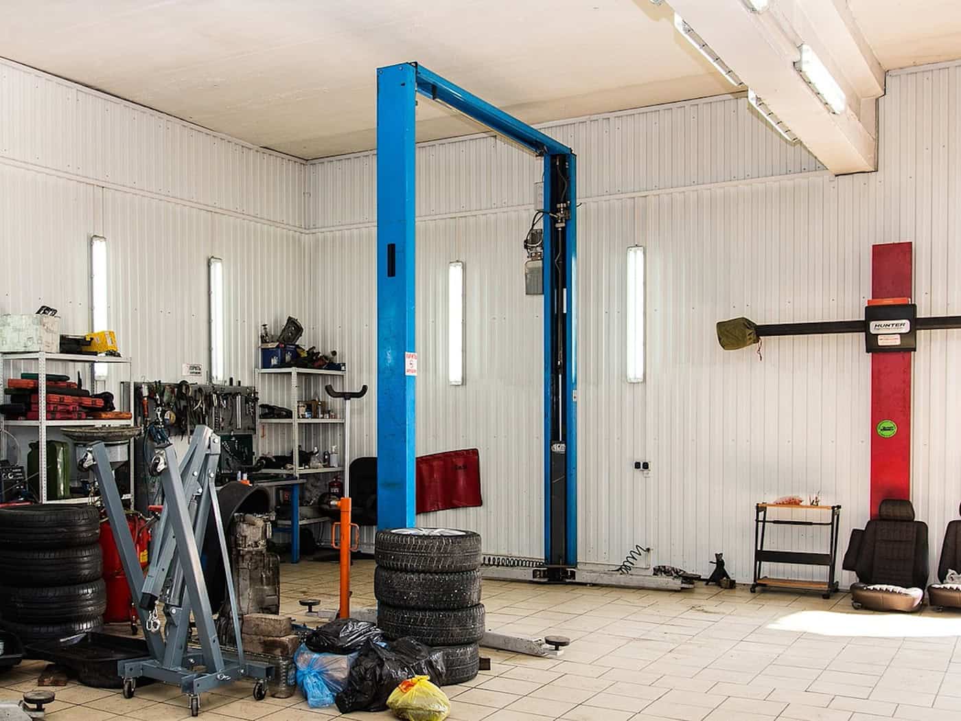 Einbruch in Autowerkstatt in Radebeul