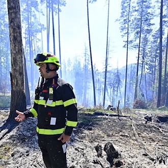 Brand nahe Sachsen nicht unter Kontrolle - Hoffen auf Regen