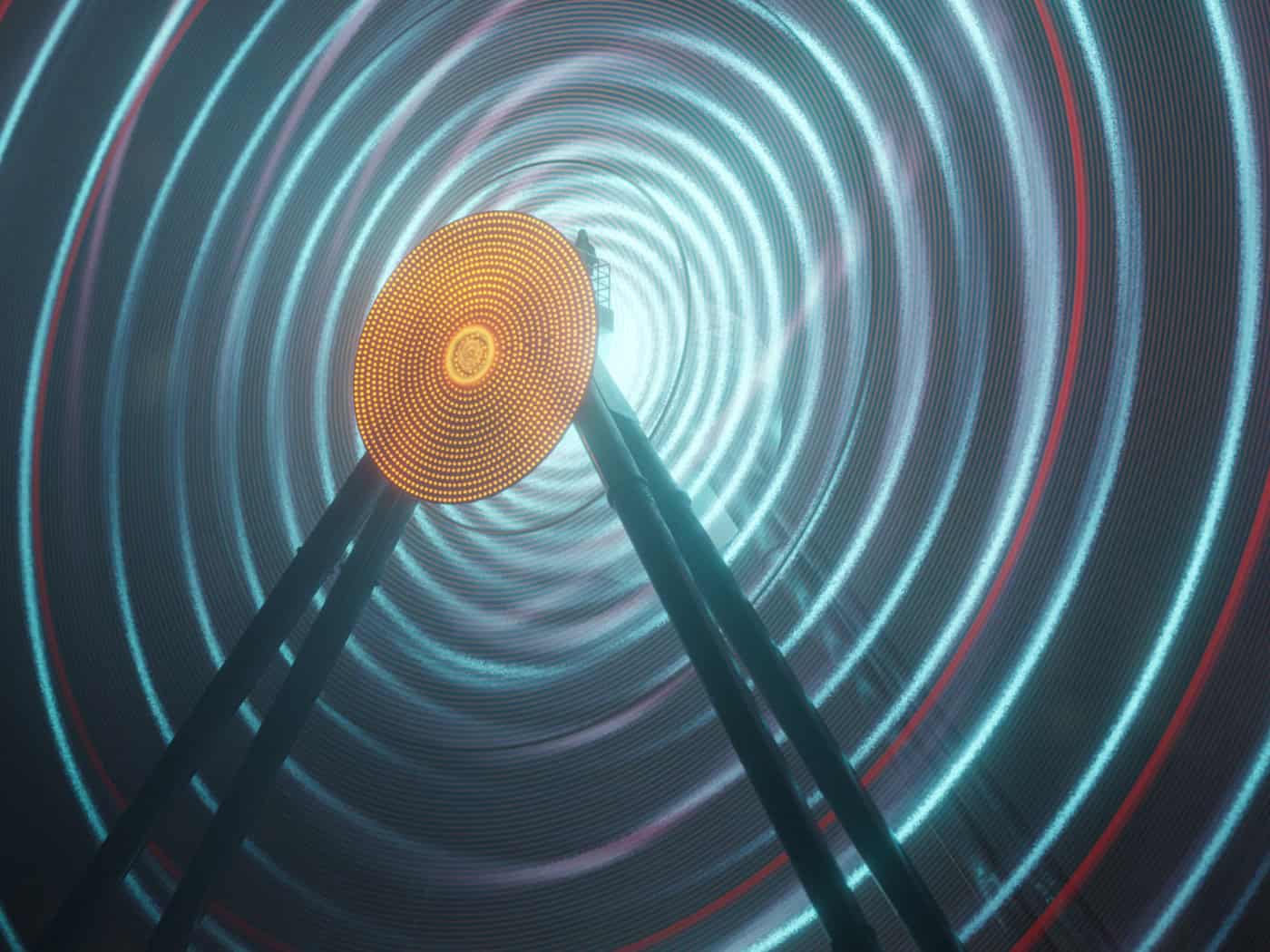 Atome auf Kreisbahn: Mit Terahertz-Licht lenken Forschende kollektive Gitterschwingungen – und messen sie stroboskopisch mit ultrakurzen Laserimpulsen.