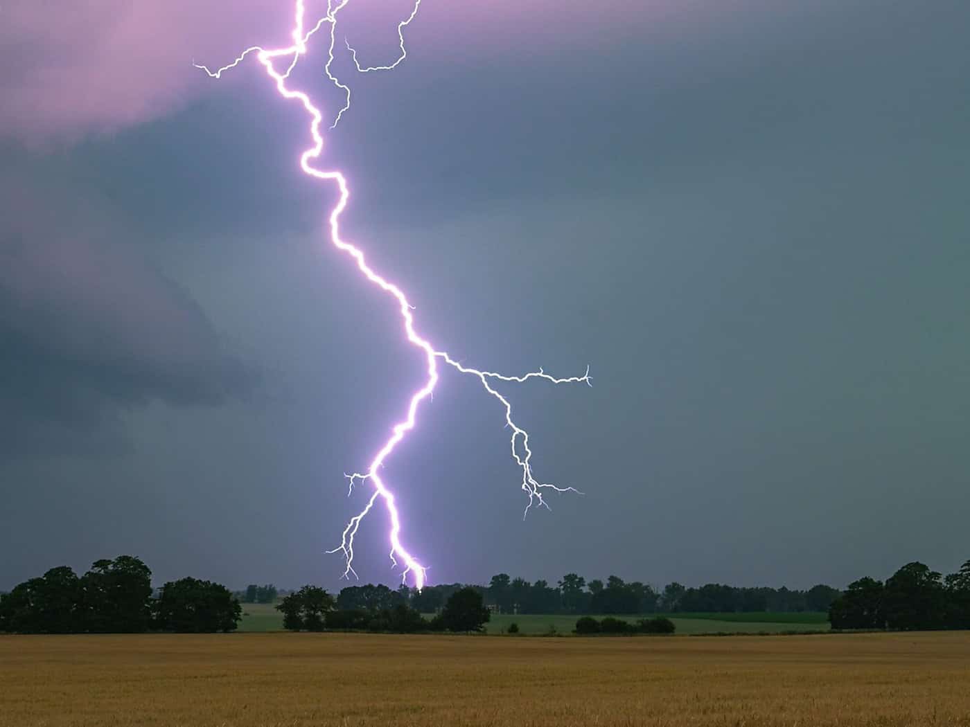 Gewitter ziehen über Thüringen und Sachsen