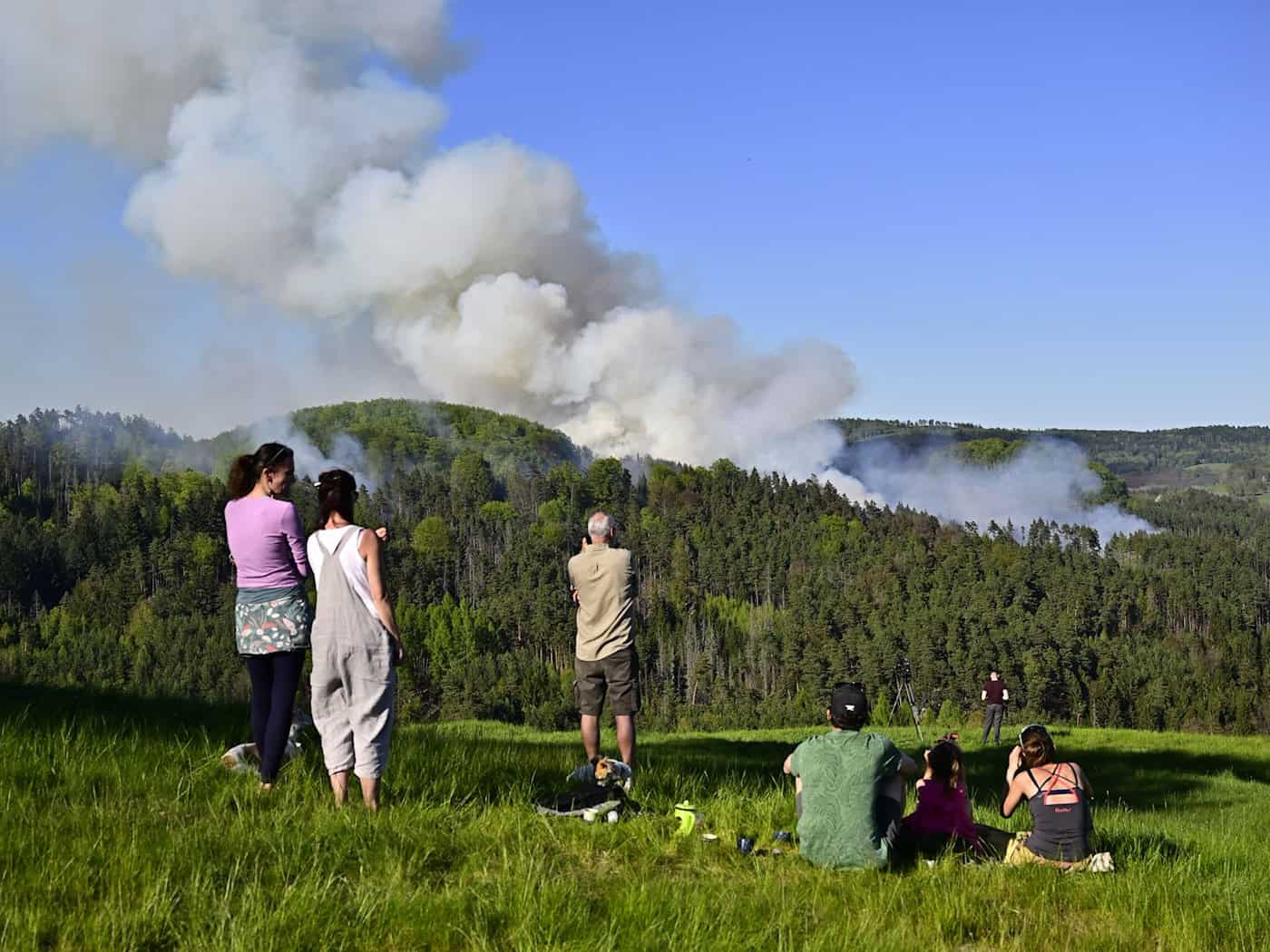 Großbrand im Nationalpark - 500 Einsatzkräfte vor Ort