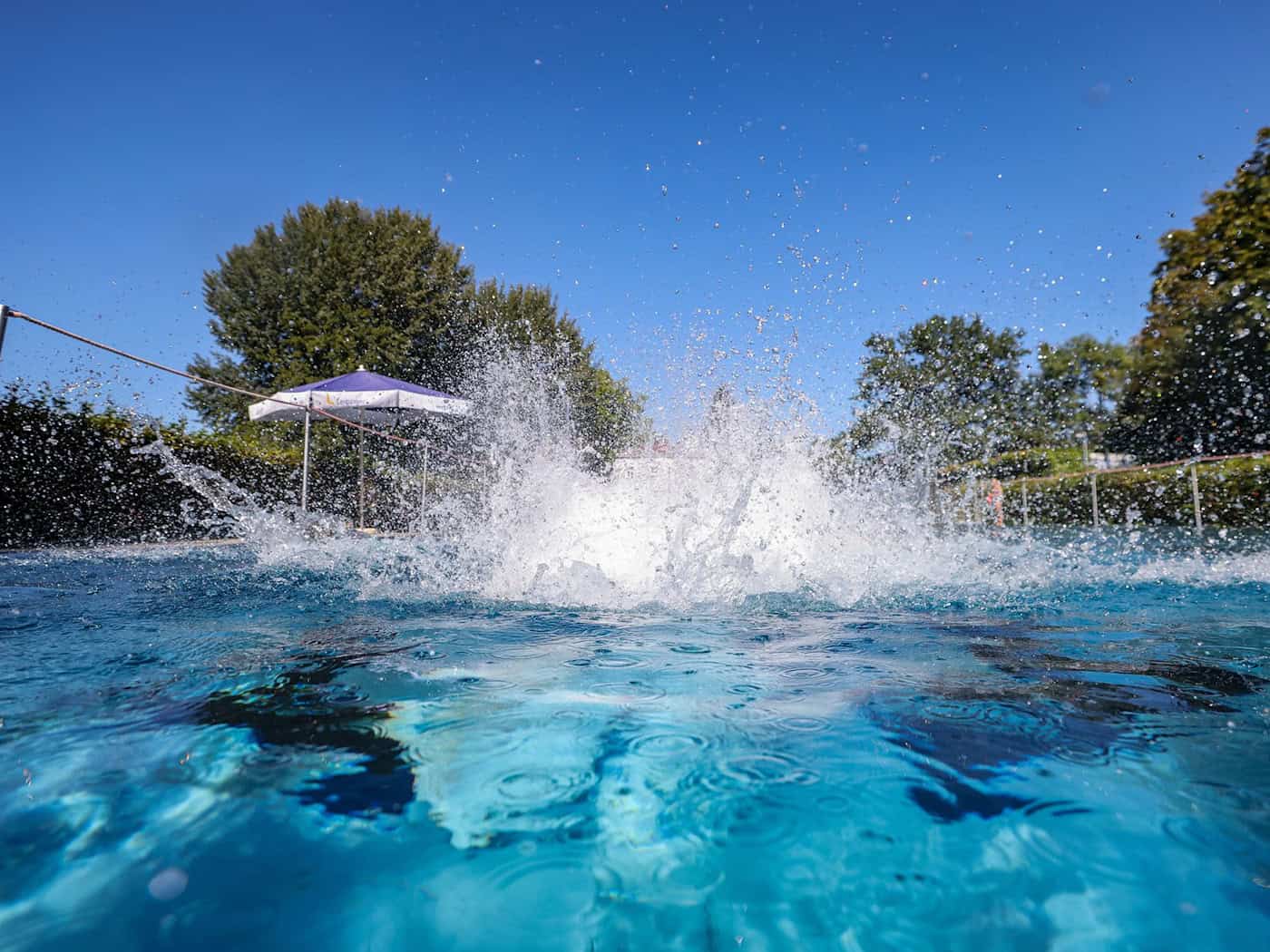 "Still a bit fresh" - outdoor pools start the season