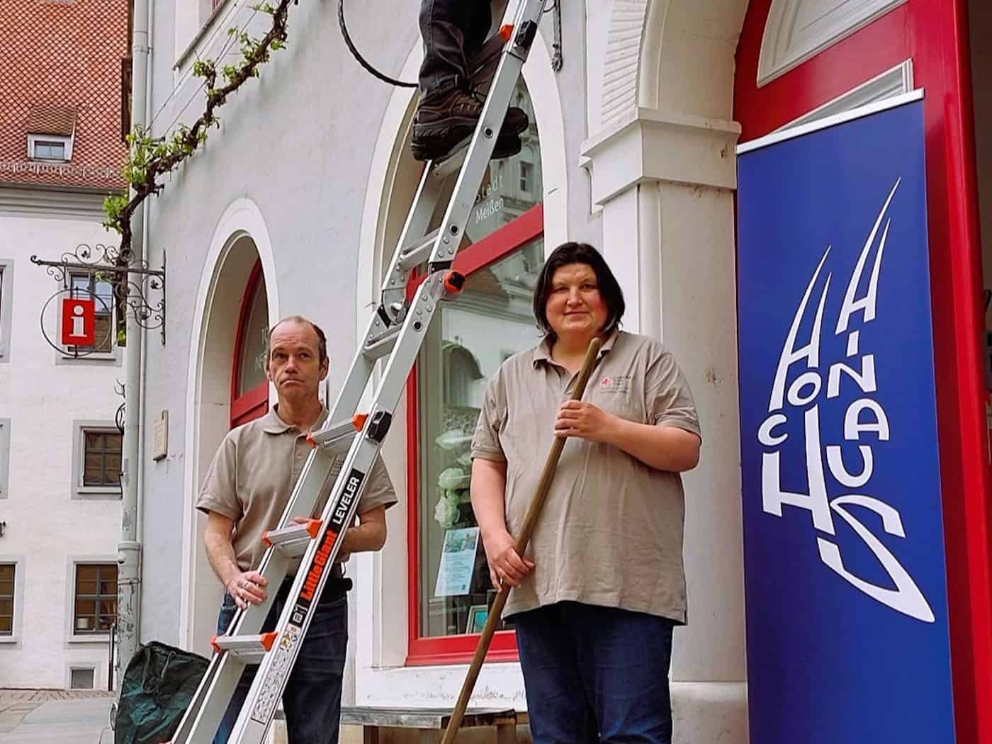 DRK und Stadt Meißen arbeiten bei Weinpflege zusammen