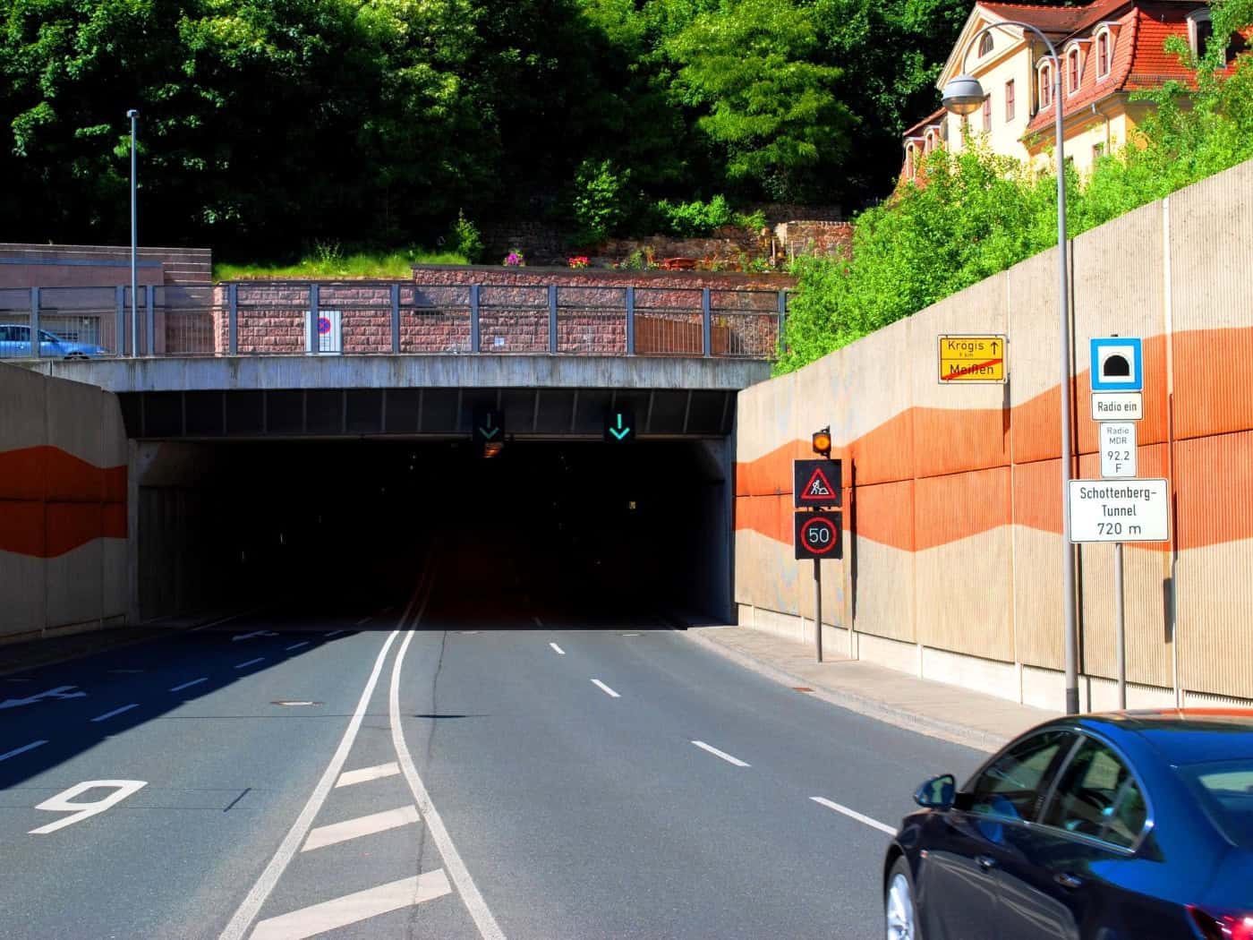Meißen: Schottenbergtunnel wieder freigegeben