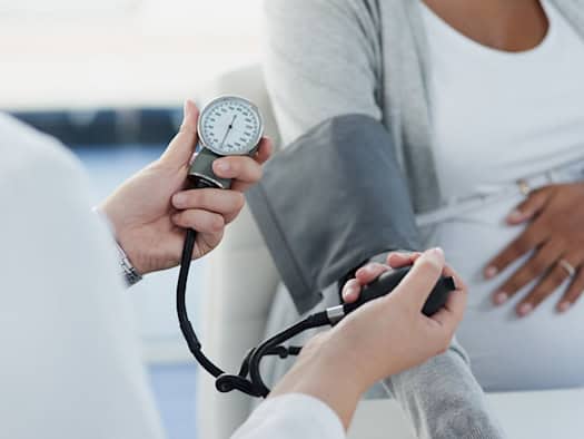 Measuring blood pressure is routine in pre-eclampsia - a causal treatment has been lacking until now.