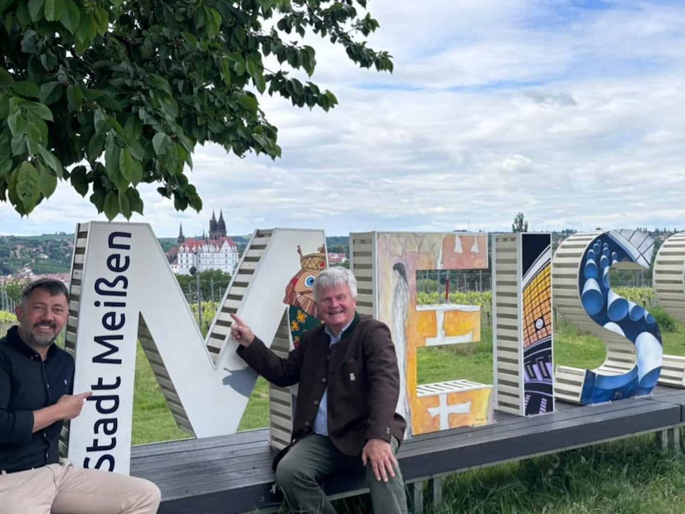 Meißens Selfie-Point zieht in Proschwitzer Weinberge um