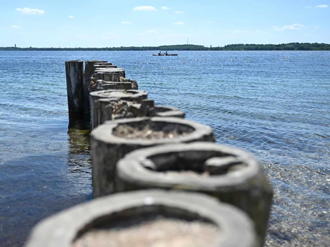 Sommerwetter am Pfingstwochenende lockt Menschen an Badeseen