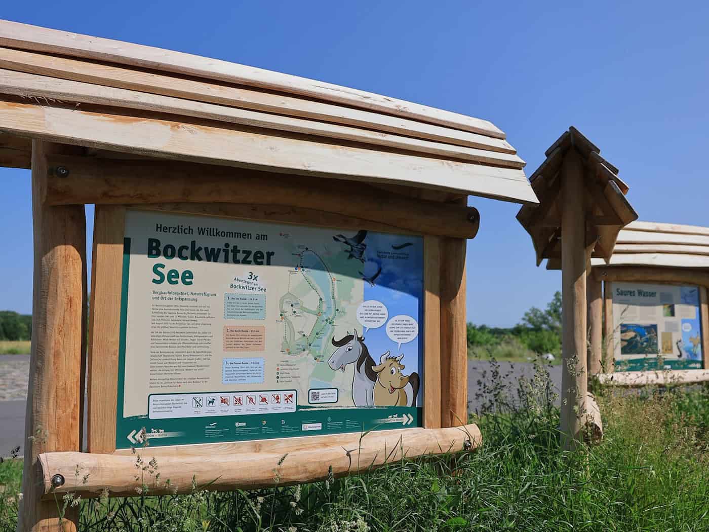 Vandalismus am Bockwitzer See – Lehrpfad schwer beschädigt