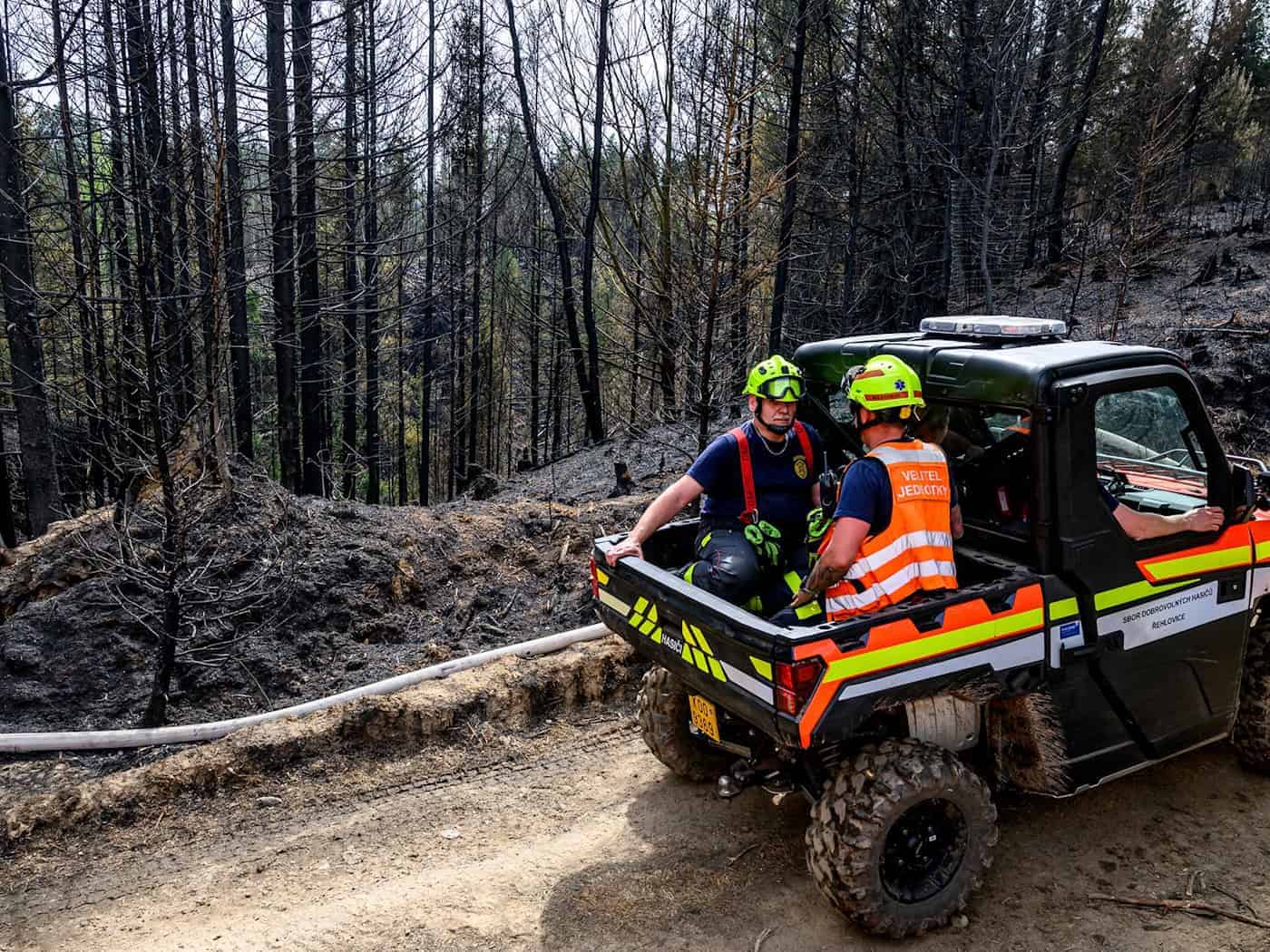 Waldbrand in tschechischem Grenzgebiet unter Kontrolle