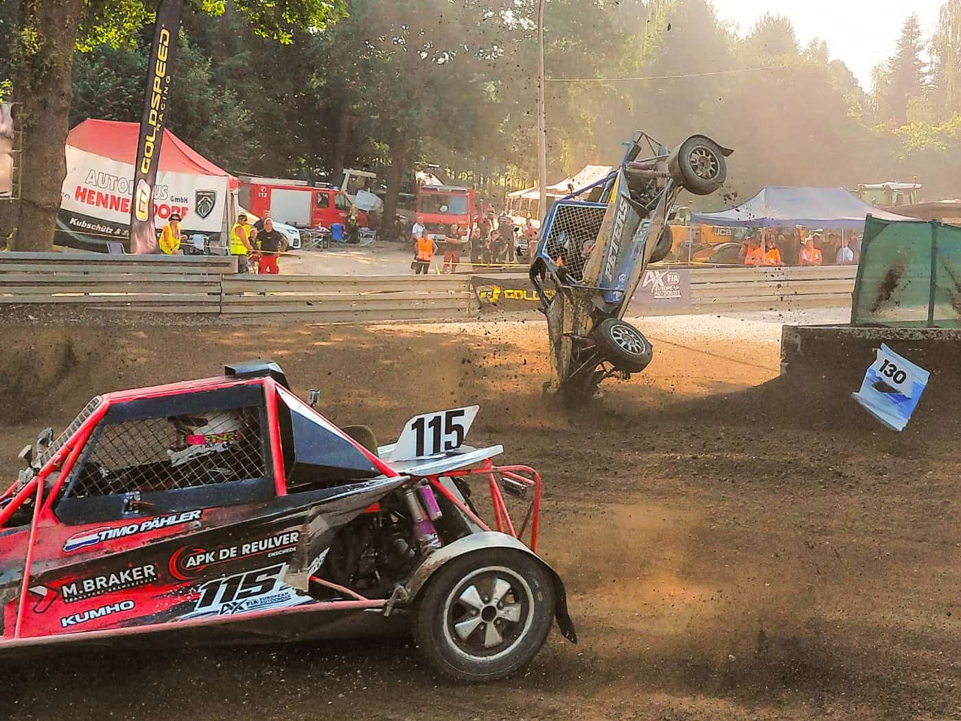 Europameisterschaft im Autocross: Hitzeschlacht auf dem Matschenberg