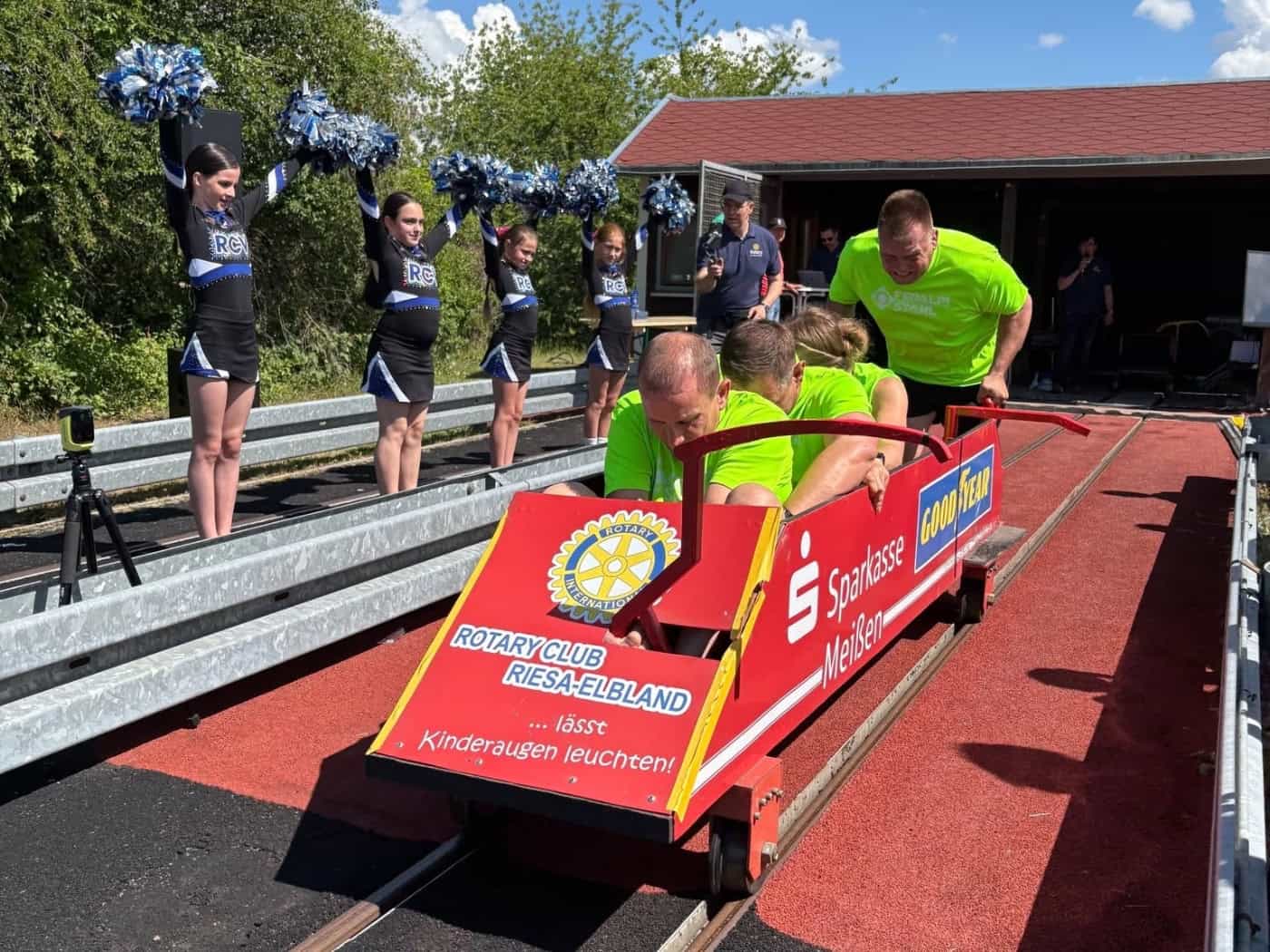 Feralpi Stahl startet mit zwei Teams beim Bob-Anschubturnier