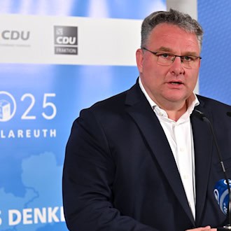 Frakciski šef CDU Hartmann jednohłósnje w zastojnstwje wobkrućił