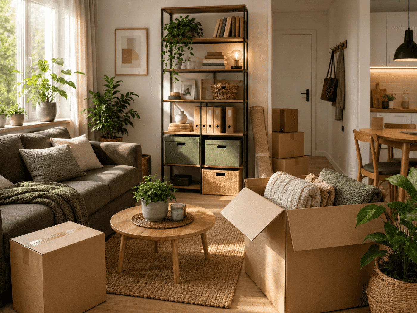 Umzug in eine kleinere Wohnung: Wie man den Raum anpasst, ohne Verlust zu empfinden