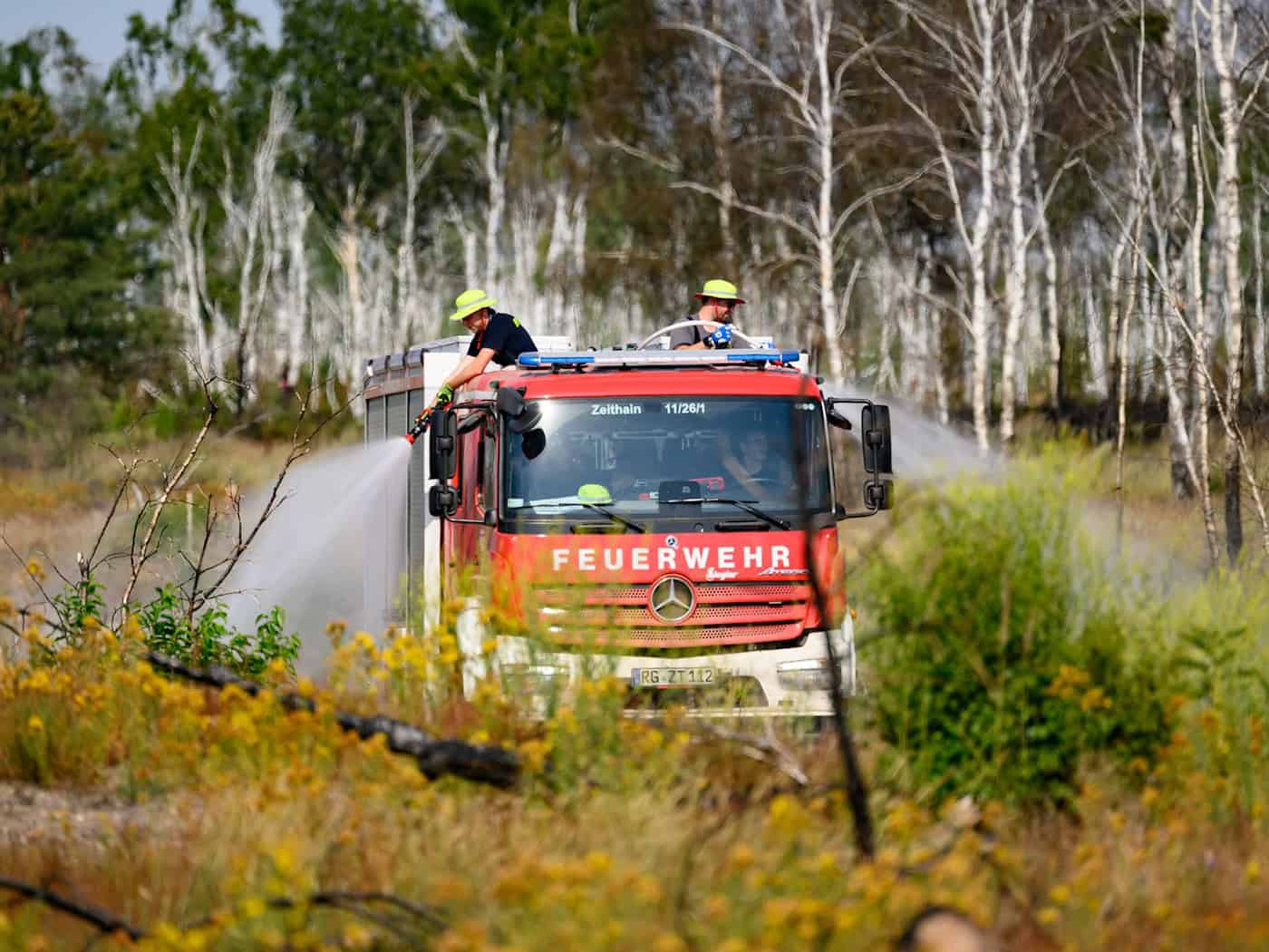 Forderungen nach Hitze-Wochenende - Prävention und Feuerwehr