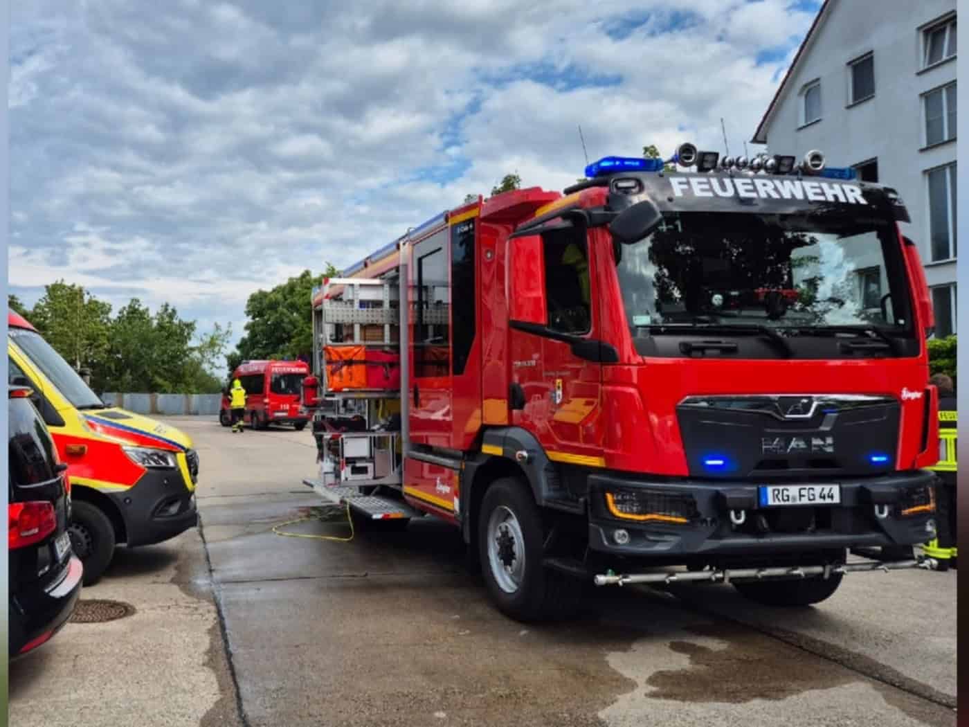 Feuerwehr verhindert Wohnungsbrand in Gröditz