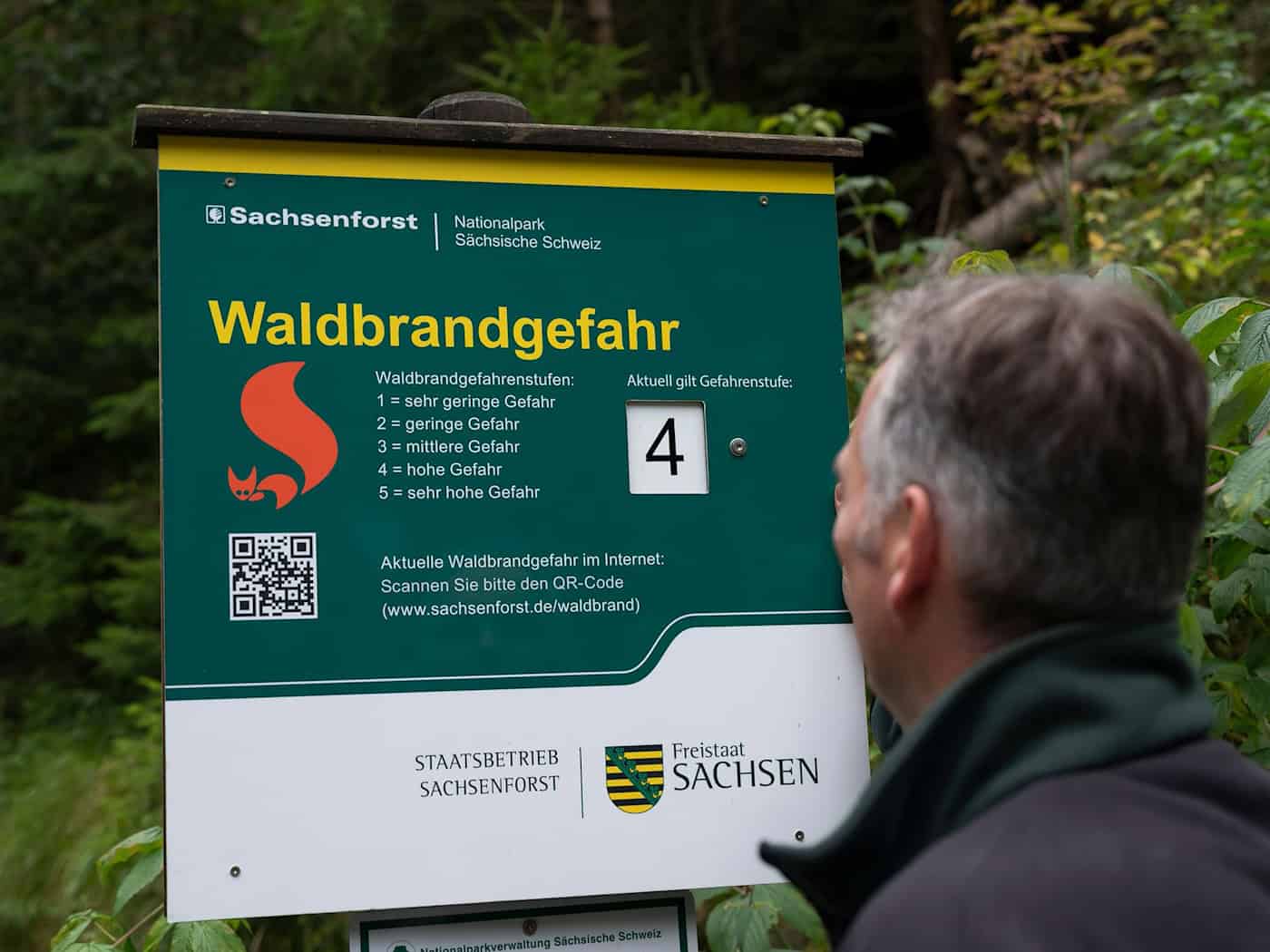 Hohe Waldbrandgefahr: keine Nächte und Feuer im Nationalpark