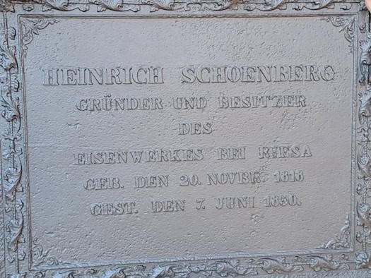 Riesa erinnert an Gründer der Stahlindustrie