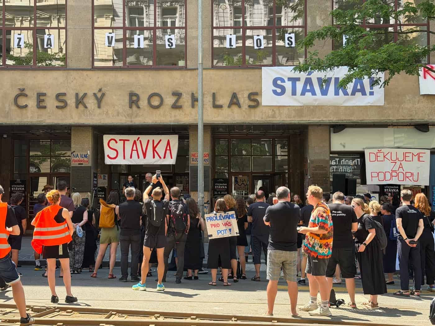 Tschechische Rundfunk im Warnstreik gegen geplante Staatsfinanzierung